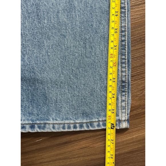 Vintage 98' Levi's 505 Regular Fit Straight Leg Light Wash Mens Jeans Sz 34x36 - Picture 6 of 9